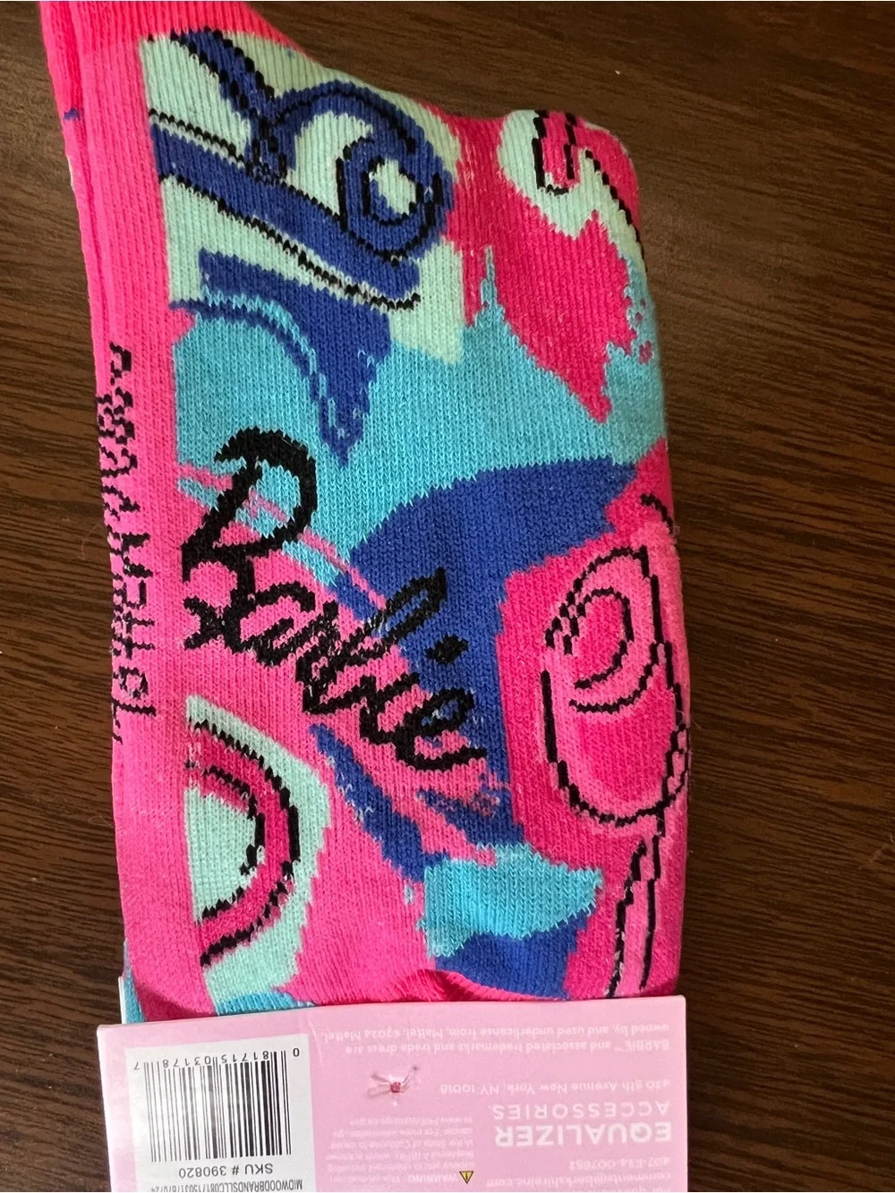 NWT-Barbie Mattel Socks - Size 9-13
